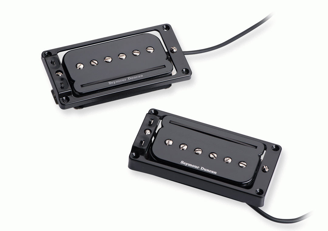 Seymour Duncan P Rails w LP Triple Shot Set Black Pickup