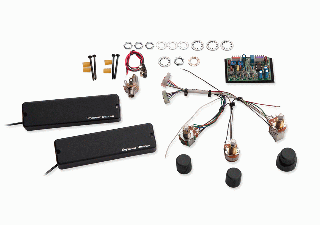 Seymour Duncan ASB 2ASB 6 String Soapbars w/ STC 2A Pickup