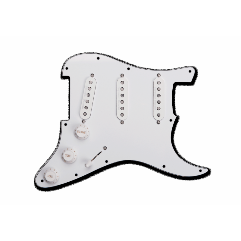 SD Pickguard Assembly Classic White with Seymour Duncan Stack Plus Pickups