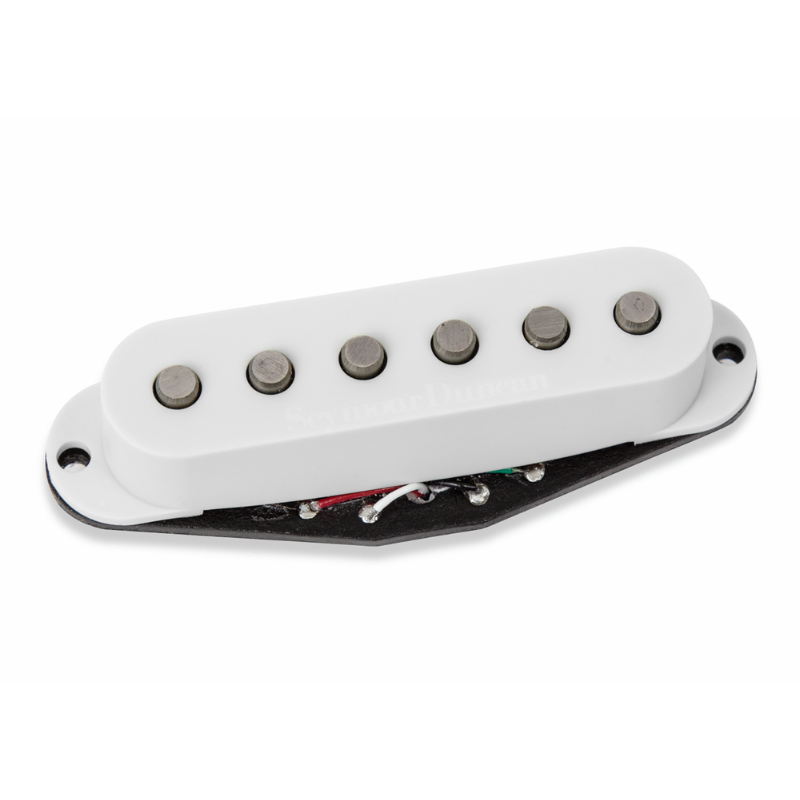 SD Hot Chicken Strat Stack Bridge Pickup - White