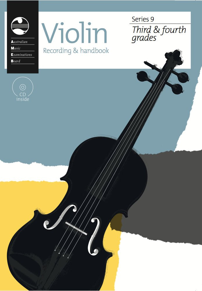 AMEB Violin Grades 3 to 4 — Series 9 CD & Handbook (AMEB)