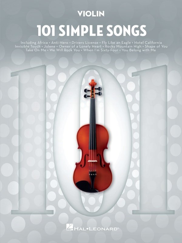 101 Simple Songs For Violin (Hal Leonard)