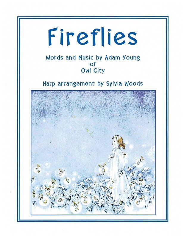 Fireflies Arranged for Harp by Sylia Woods