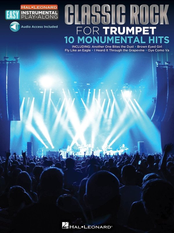 Classic Rock for Trumpet — Easy Instrumental Play-Along, Book/Online Audio (Hal Leonard)