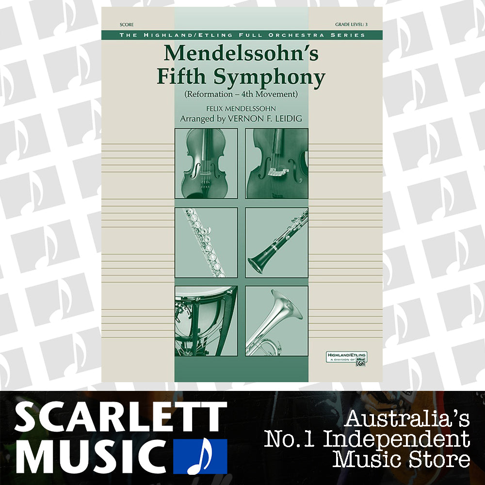5th Symphony Reformation 4th Mvt Full Orchestra Gr 3 — view 2
