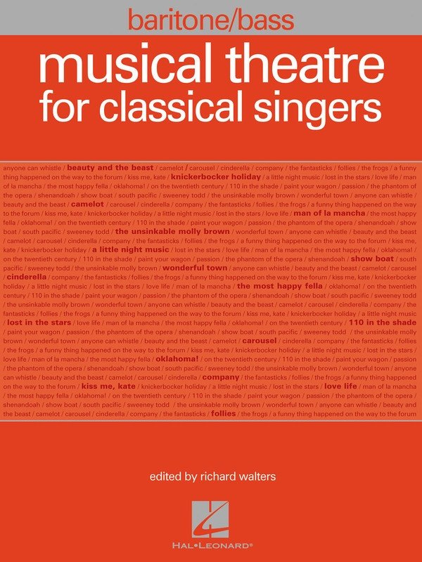 Musical Theatre for Classical Singers — Baritone/Bass (Hal Leonard)