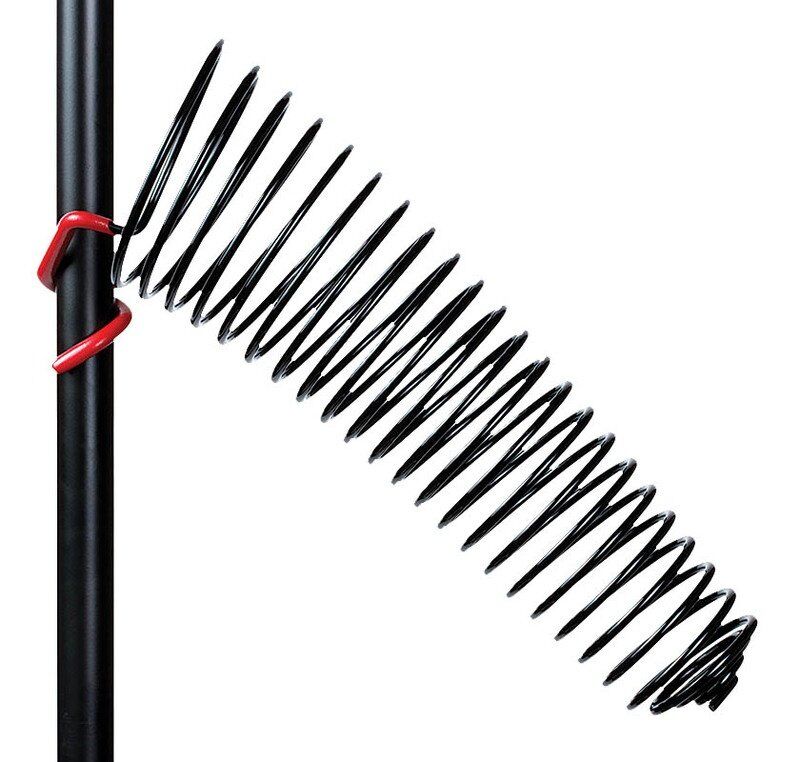 SwirlyShtick Black Drumstick Right Side Holder
