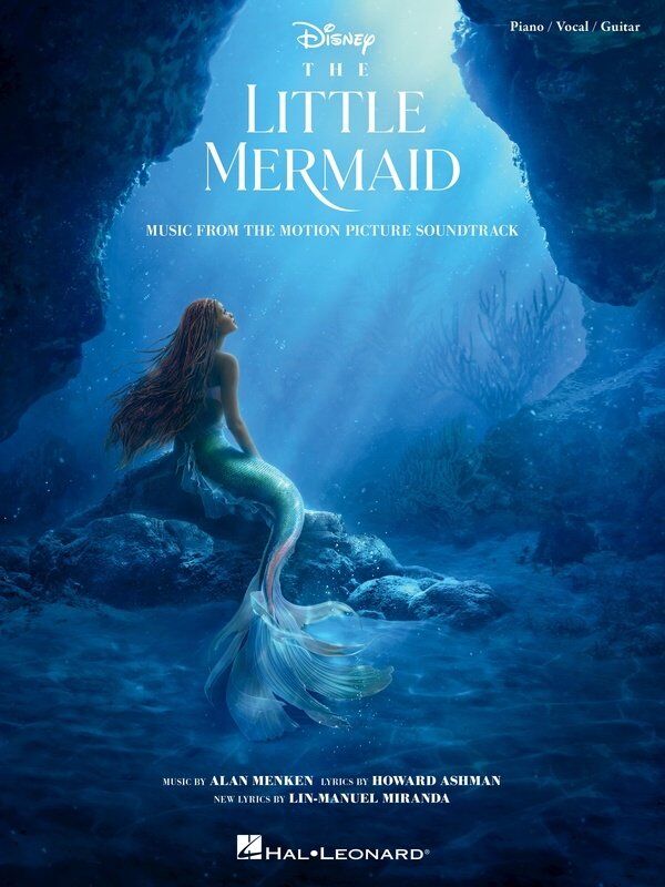 The Little Mermaid 2023 Movie Soundtrack Piano Vocal Guitar Songbook