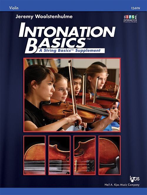 Intonation Basics Violin by Jeremy Woolstenhulme - 48 Pages, Kjos Music, Supplementary Method for Developing Intonation Skills