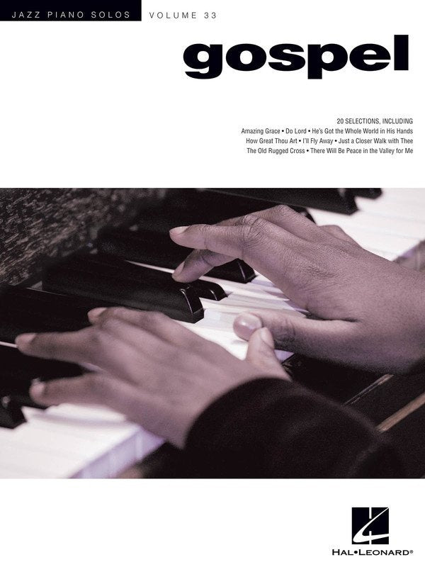 Gospel Jazz — Jazz Piano Solos Series Vol. 33 (Hal Leonard)