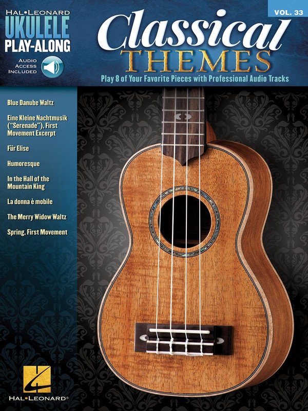 Classical Themes — Ukulele Play-Along Vol. 33, Book/Online Audio (Hal Leonard)