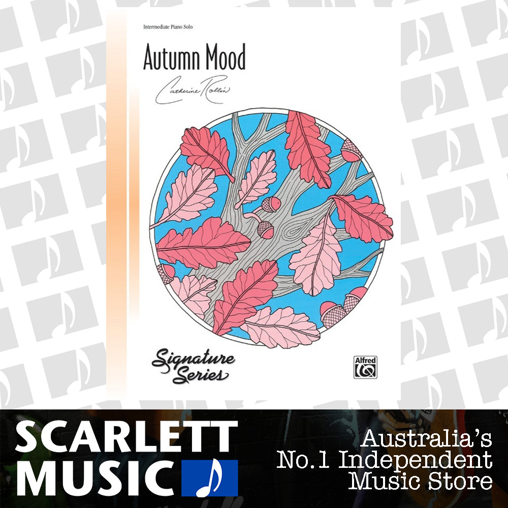 Autumn Mood Intermediate Piano Sheet Music — view 2