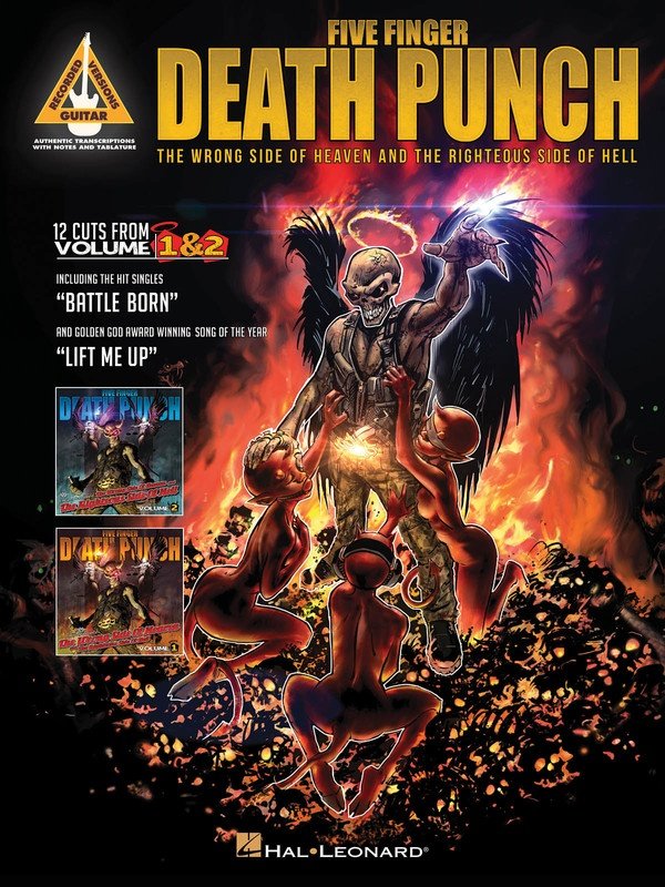 Five Finger Death Punch: Wrong Side of Heaven & Righteous Side of Hell — Guitar TAB (Hal Leonard)
