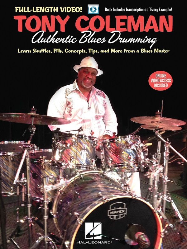 Tony Coleman: Authentic Blues Drumming — Book/Online Video (Hal Leonard)