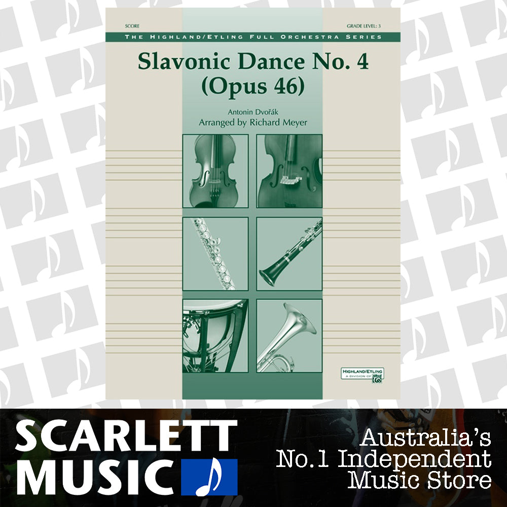 Slavonic Dance No 4 Op 46 Full Orchestra Sheet Music — view 2