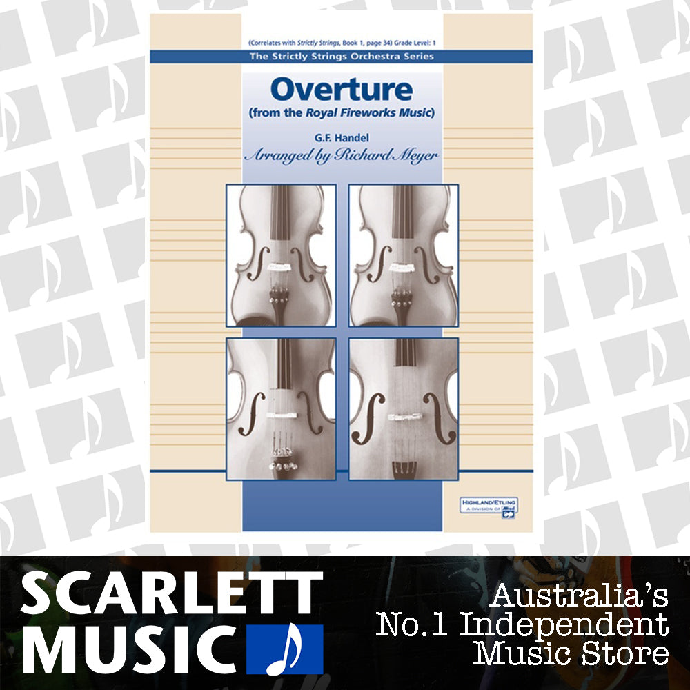 Overture From Royal Fireworks Music String Orchestra Gr 1 — view 2
