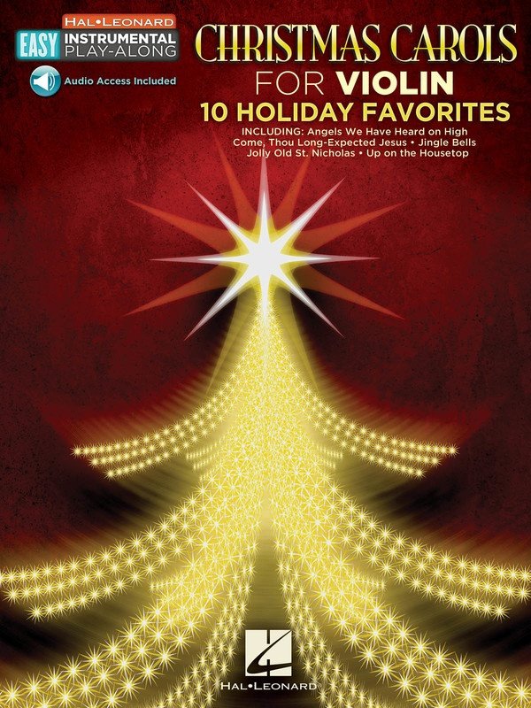 Christmas Carols for Violin — Book/Online Audio (Hal Leonard Easy Instrumental Play-Along)