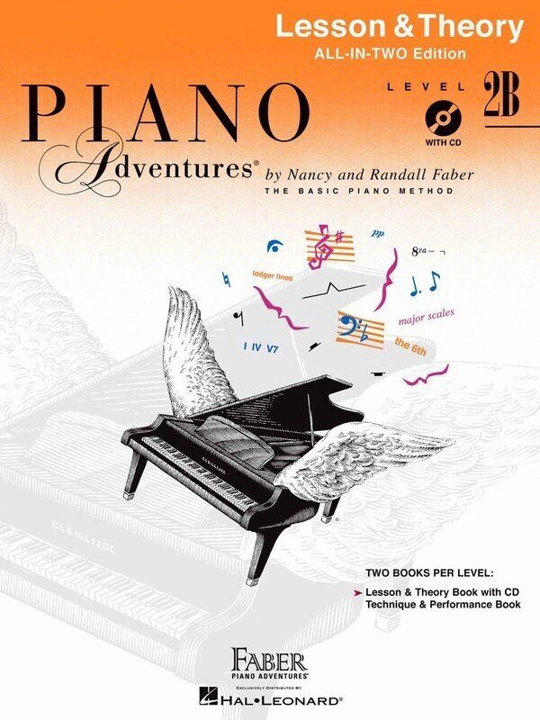 Piano Adventures All-In-Two Level 2B Lesson & Theory Book with CD