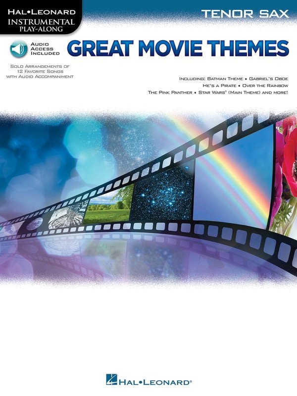 Great Movie Themes for Tenor Sax — Book/Online Audio (Hal Leonard Instrumental Play-Along)
