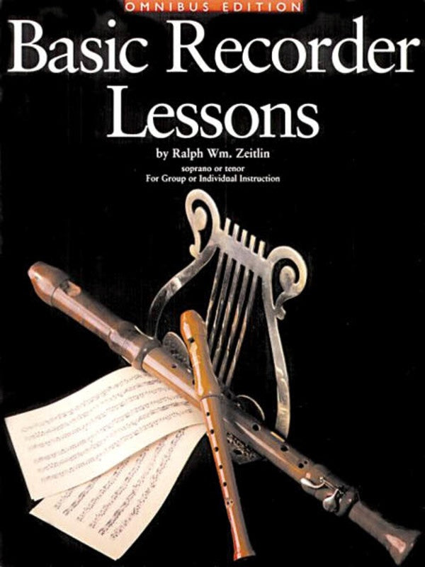 Basic Recorder Lessons Omnibus Edition (Softcover Book)