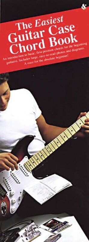 The Easiest Guitar Case Chord Book by Music Sales America - 56 Pages, Basic First-Position Chords for Beginners
