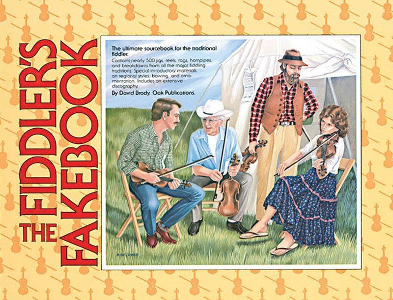 The Fiddler's Fakebook by Oak Publications - Comprehensive collection of 500 jigs, reels, rags, and hornpipes for fiddle and violin players.