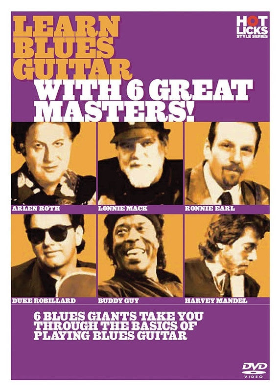 Learn Blues Guitar With 6 Great Masters DVD (DVD Only)