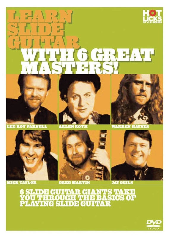 Learn Slide Guitar With 6 Great Masters DVD (DVD Only)