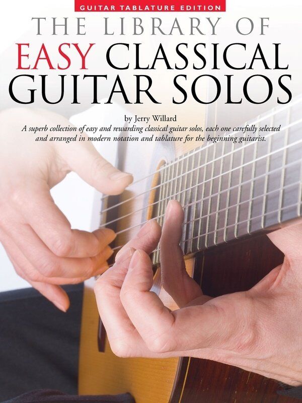 Library of Easy Classical Guitar Solos - Standard Notation & TAB, 272 Pages, Music Sales America