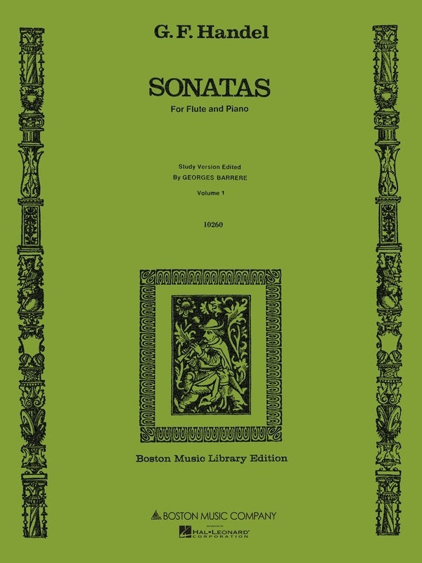 Handel - Sonatas Vol 1 For Flute/Piano (Softcover Book)