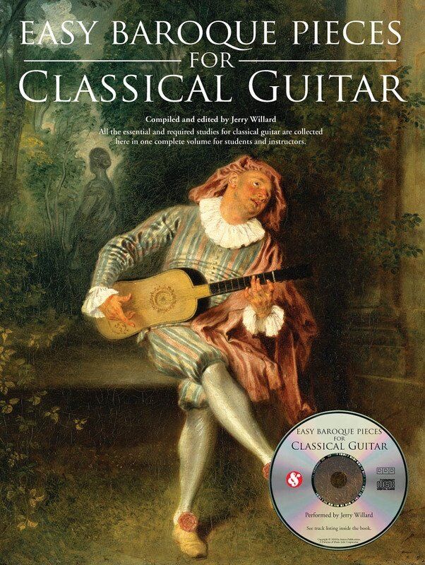 Easy Baroque Pieces for Classical Guitar Book with Audio Access