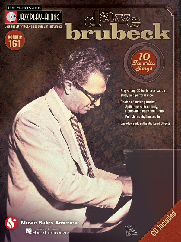 Dave Brubeck Jazz Play Along Book/CD V161
