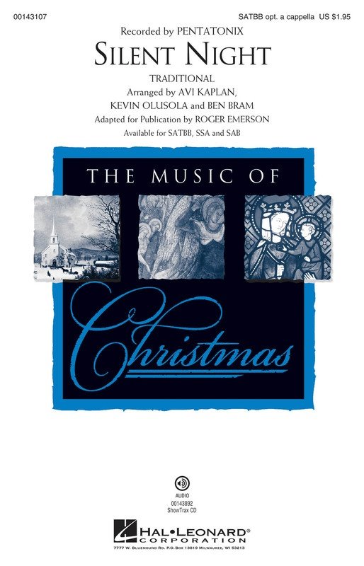 Silent Nightsatbb Opt A Cappella (Hal Leonard)