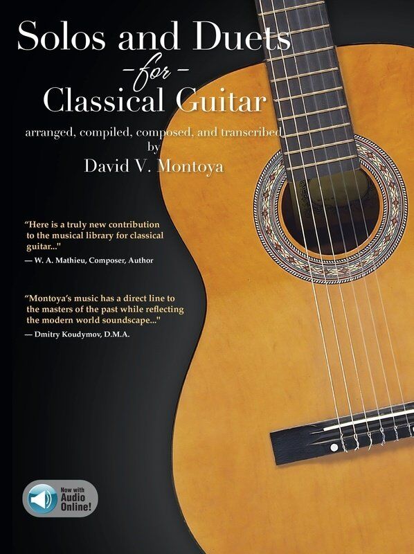 Solos & Duets for Classical Guitar by Centerstream Publications, 128 Pages, Standard Notation & TAB
