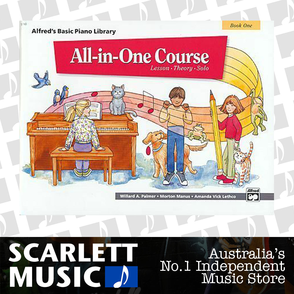 ABPL All-in-one Course Piano Book 1 Tuition Alfred's Basic Piano — view 2