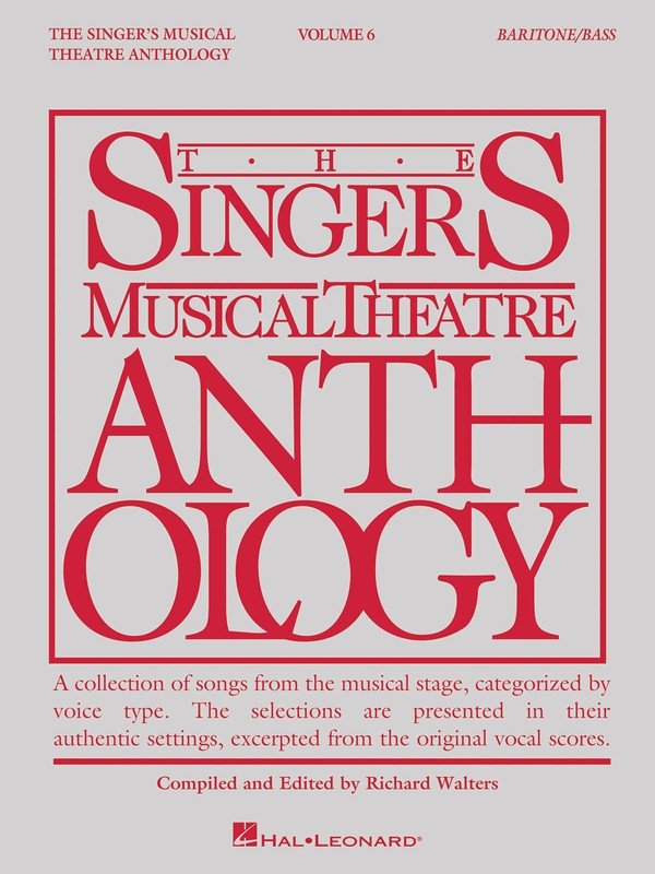Singers Musical Theatre Anth V6 Baritone (Hal Leonard)