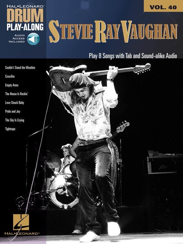 Stevie Ray Vaughan — Drum Play-Along Vol. 40, Book/Online Audio (Hal Leonard)