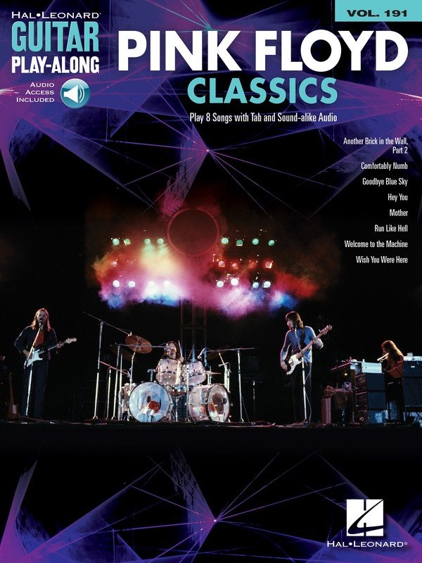 Pink Floyd Classics — Guitar Play-Along Vol. 191, Book/Online Audio (Hal Leonard)