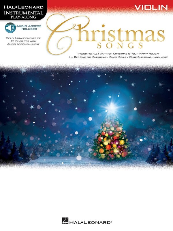Christmas Songs — Violin, Book/Online Audio (Hal Leonard Instrumental Play-Along)
