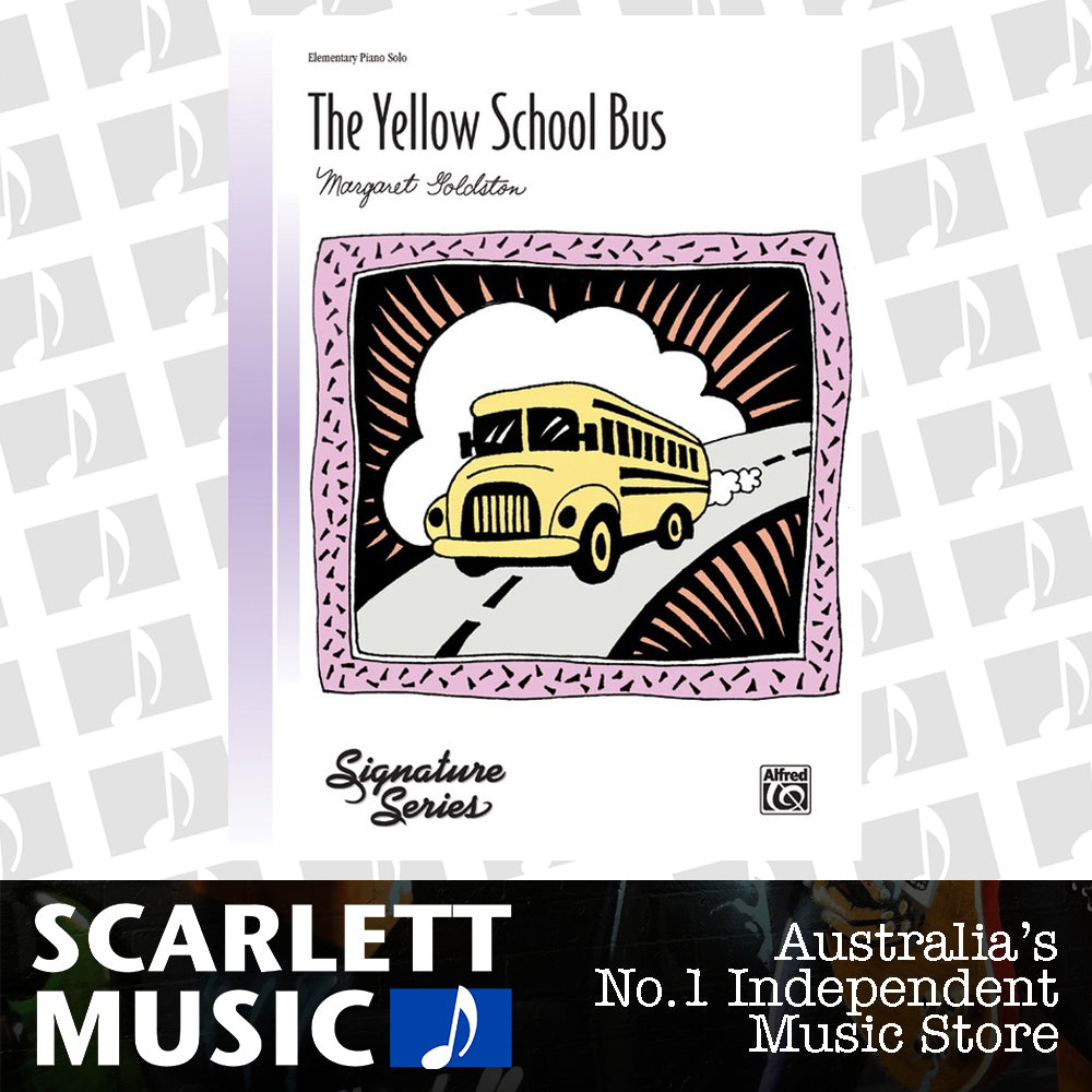 Yellow School Bus Piano Sheet Music — view 2