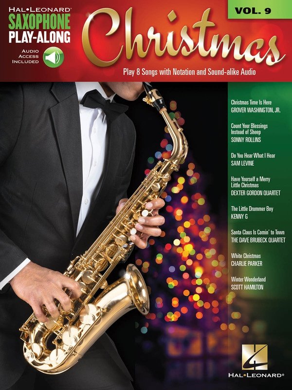 Christmas — Saxophone Play-Along, Vol. 9, Book/Online Audio (Hal Leonard)
