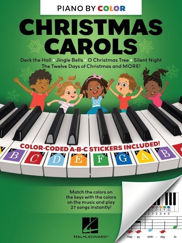 Piano by Color Christmas Carols Songbook