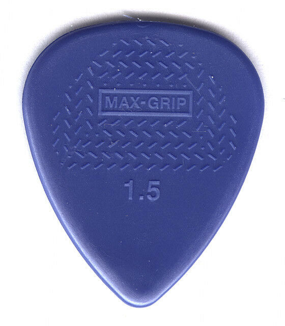 12 x Dunlop Max Grip Nylon 1.50mm Gauge Blue Guitar Picks Free Post