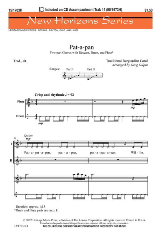 Pat A Pan 2 Part