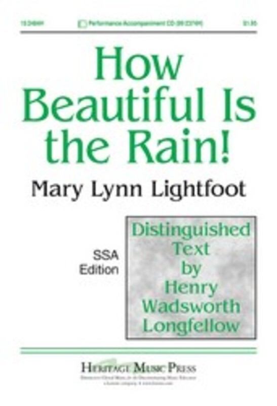 How Beautiful Is The Rain SSA / Piano