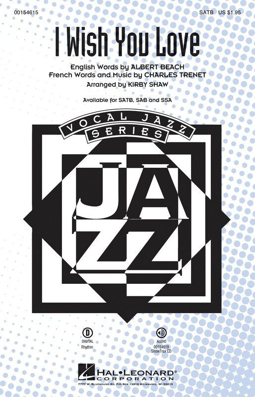 I Wish You Love Satb (Hal Leonard)