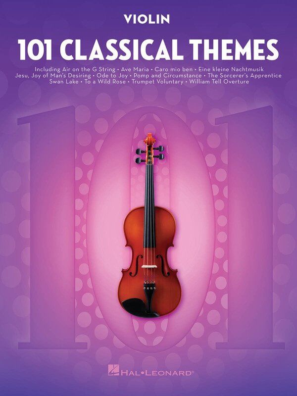 101 Classical Themes for Violin by Hal Leonard, 88 Pages, Series: 101 Instrumental Folios