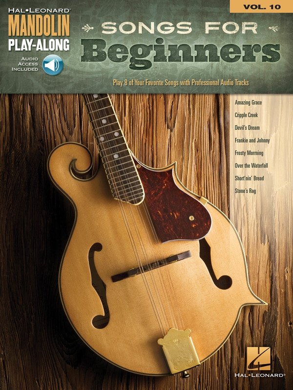 Songs for Beginners — Mandolin Play-Along Vol. 10, Book/Online Audio (Hal Leonard)