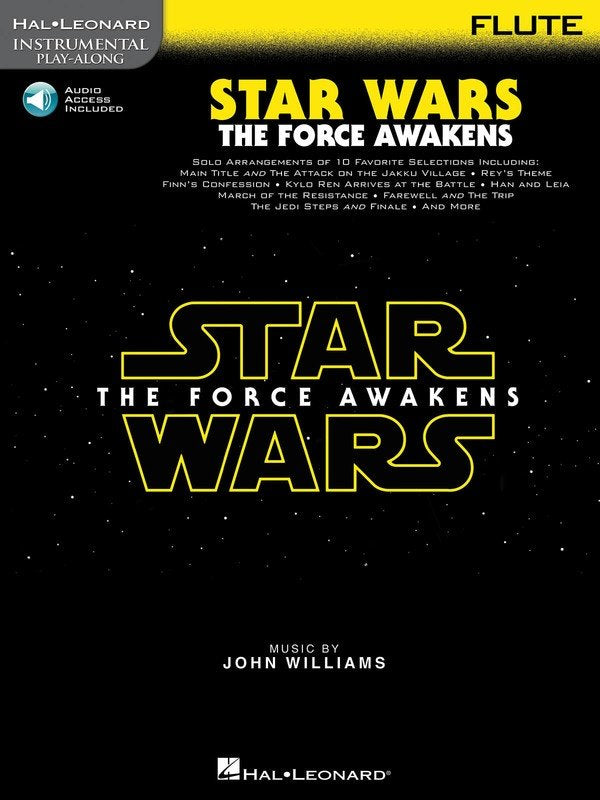 Star Wars: The Force Awakens for Flute — Book/Online Audio (Hal Leonard Instrumental Play-Along)