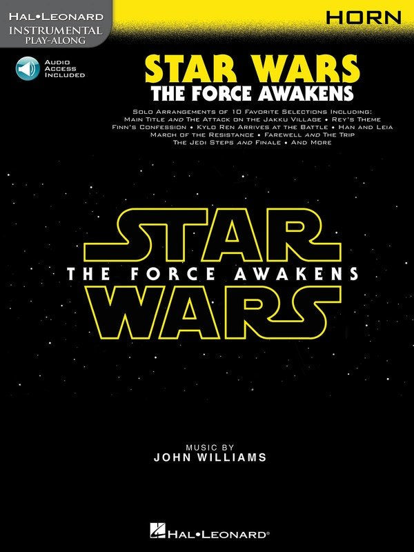 Star Wars: The Force Awakens for Horn — Book/Online Audio (Hal Leonard Instrumental Play-Along)